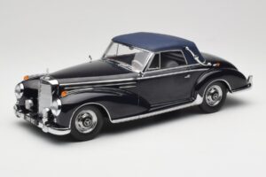 Mercedes 300 SC W188 Kabrioletas Softtop Tamsiai Mėlynas KK-Scale 1:18 KKDC180944 Metalas
