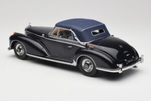 Mercedes 300 SC W188 Kabrioletas Softtop Tamsiai Mėlynas KK-Scale 1:18 KKDC180944 Metalas - nuotrauka 5 iš 6