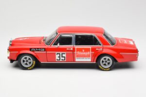 Mercedes 300 SEL 6.8 #35 H. Kelleners Hockenheim 1973 Minichamps 1:18 100713435 Metalas - nuotrauka 4 iš 8