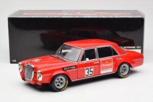 Mercedes 300 SEL 6.8 #35 H. Kelleners Hockenheim 1973 Minichamps 1:18 100713435 Metalas - nuotrauka 8 iš 8