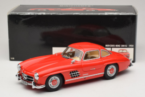 Mercedes 300 SL Gullwing Raudonas Minichamps 1:18 180039001 Metalas - nuotrauka 8 iš 8
