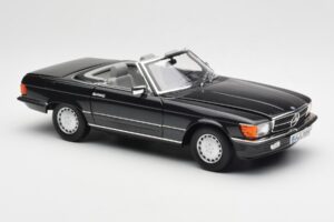 Mercedes 300 SL R107 Juodas Pearl Dilerio Leidimas Norev 1:18 B66040678 Metalas - nuotrauka 8 iš 10