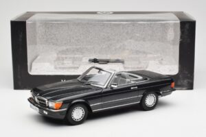 Mercedes 300 SL R107 Juodas Pearl Dilerio Leidimas Norev 1:18 B66040678 Metalas - nuotrauka 10 iš 10