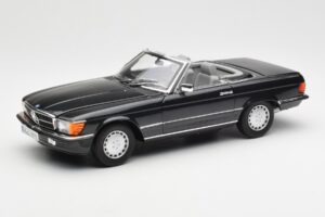 Mercedes 300 SL R107 Juodas Pearl Dilerio Leidimas Norev 1:18 B66040678 Metalas