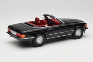 Mercedes 300 SL R107 Juodas Norev 1:18 183511 Metalas - nuotrauka 3 iš 8