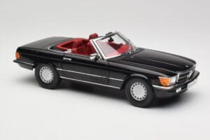 Mercedes 300 SL R107 Juodas Norev 1:18 183511 Metalas - nuotrauka 6 iš 8