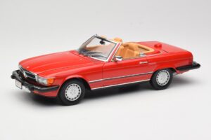 Mercedes 300 SL R107 Raudonas Norev 1:18 B66040623 Metalas