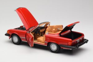 Mercedes 300 SL R107 Raudonas Norev 1:18 B66040623 Metalas - nuotrauka 5 iš 8