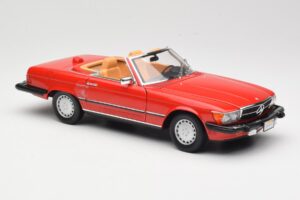 Mercedes 300 SL R107 Raudonas Norev 1:18 B66040623 Metalas - nuotrauka 6 iš 8