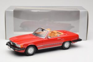 Mercedes 300 SL R107 Raudonas Norev 1:18 B66040623 Metalas - nuotrauka 8 iš 8