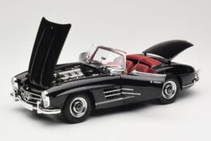 Mercedes 300 SL W198 Roadster Juodas Minichamps 1:18 180039036 Metalas - nuotrauka 2 iš 8