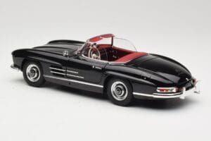 Mercedes 300 SL W198 Roadster Juodas Minichamps 1:18 180039036 Metalas - nuotrauka 7 iš 8