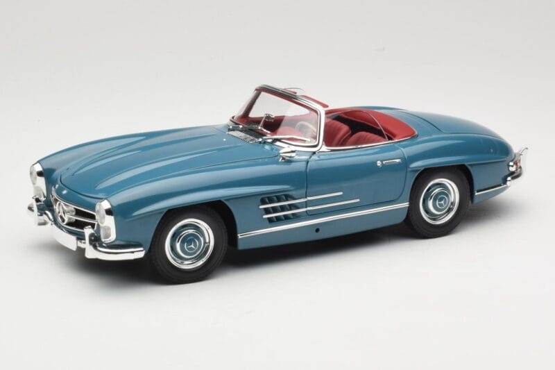 Mercedes 300 SL W198 Roadster Mėlynas Minichamps 1:18 180039035 Metalas