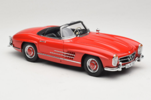 Mercedes 300 SL Roadster Raudonas Minichamps 1:18 180039031 Metalas - nuotrauka 6 iš 8