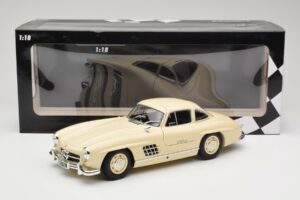 Mercedes 300 SL W198 Kreminė Minichamps 1:18 110037212 Metalas - nuotrauka 8 iš 8