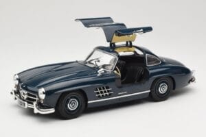 Mercedes 300 SL W198 Gullwing Tamsiai Mėlynas Minichamps 1:18 110037216 Metalas - nuotrauka 2 iš 8