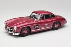 Mercedes 300 SL W198 Ugninė Raudona Minichamps 1:18 180039008 Metalas