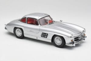 Mercedes 300 SL W198 Gullwing Sidabrinis Minichamps 1:18 180039000 Metalas - nuotrauka 6 iš 8