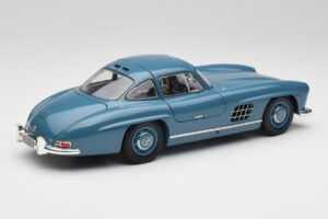 Mercedes 300 SL W198 Šviesiai Mėlynas Minichamps 1:18 180039007 Metalas - nuotrauka 3 iš 8