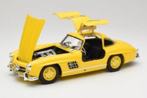Mercedes 300 SL W198 Šviesiai Geltonas Minichamps 1:18 180039009 Metalas - nuotrauka 2 iš 8