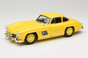 Mercedes 300 SL W198 Šviesiai Geltonas Minichamps 1:18 180039009 Metalas
