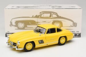 Mercedes 300 SL W198 Šviesiai Geltonas Minichamps 1:18 180039009 Metalas - nuotrauka 8 iš 8