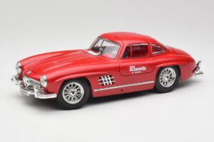 Mercedes 300 SL W198 Red Metallic Bburago 1:18 3013-M1 Metalas