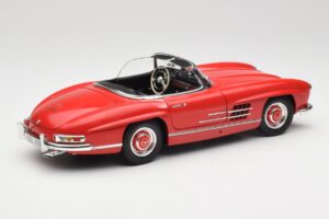 Mercedes 300 SL W198 Roadster Raudonas Su Kietu Stogeliu Minichamps 1:18 180039041 Metalas - nuotrauka 3 iš 8