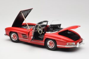 Mercedes 300 SL W198 Roadster Raudonas Su Kietu Stogeliu Minichamps 1:18 180039041 Metalas - nuotrauka 5 iš 8