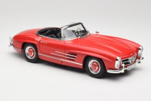 Mercedes 300 SL W198 Roadster Raudonas Su Kietu Stogeliu Minichamps 1:18 180039041 Metalas - nuotrauka 6 iš 8