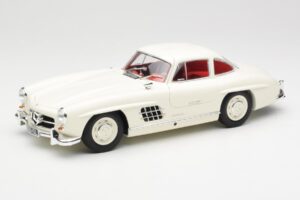 Mercedes 300 SL W198 Baltas Minichamps 1:18 180039006 Metalas