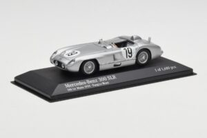 Mercedes 300 SLR #19 P. Levegh / J. Fitch 24 Hours of Le Mans 1955 Minichamps 1:43 432553000 Metalas - nuotrauka 2 iš 4