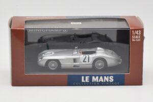 Mercedes 300 SLR #21 K. Kling / A. Simon 24 Hours of Le Mans 1955 Minichamps 1:43 432553021 Metalas - nuotrauka 4 iš 4