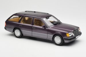 Mercedes 300D S124 T-Model Bornit Dilerio Leidimas Norev 1:18 B66040701 Metalas - nuotrauka 6 iš 8
