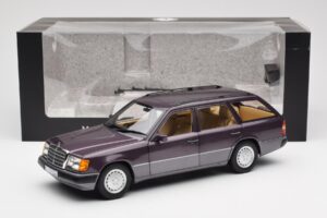 Mercedes 300D S124 T-Model Bornit Dilerio Leidimas Norev 1:18 B66040701 Metalas - nuotrauka 8 iš 8