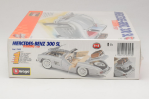 Mercedes 300SL Roadster Sidabrinis Bburago 1:18 7043 Metalas - nuotrauka 4 iš 4