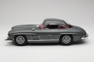 Mercedes 300SL W198 Gullwing Graphite Grey Norev 1:12 123852 Metalas - nuotrauka 3 iš 6