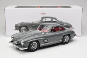 Mercedes 300SL W198 Gullwing Graphite Grey Norev 1:12 123852 Metalas - nuotrauka 6 iš 6