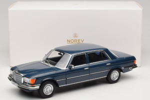 Mercedes 350 SEL W116 Hansa Blue Norev 1:18 183976 Metalas - nuotrauka 8 iš 8