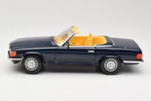 Mercedes 350 SL R107 Tamsiai Mėlynas Sun Star 1:18 MB003 Metalas - nuotrauka 4 iš 8