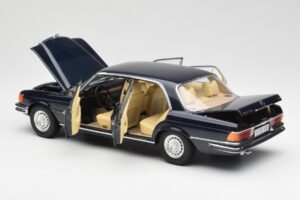Mercedes 450 SEL 6.9 W116 Tamsiai Mėlynas Revell 1:18 8956 Metalas - nuotrauka 5 iš 8