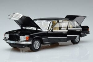 Mercedes 450 SEL 6.9 W116 Riboto Leidimo Norev 1:18 183458 Metalas - nuotrauka 2 iš 8