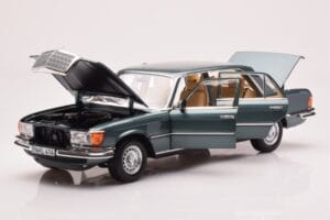 Mercedes 450 SEL 6.9 W116 Petrol Metalinis Norev 1:18 183974 Metalas - nuotrauka 2 iš 8