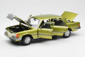 Mercedes 450 SEL W116 Citrus Žalias Dilerio Leidimas Norev 1:18 B66040683 Metalas - nuotrauka 2 iš 8