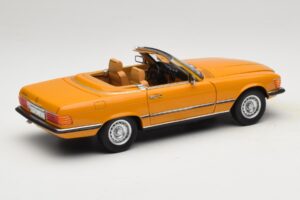 Mercedes 450 SL R107 Cayenne Orange Norev 1:18 183350 Metalas - nuotrauka 4 iš 10
