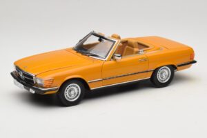 Mercedes 450 SL R107 Cayenne Orange Norev 1:18 183350 Metalas