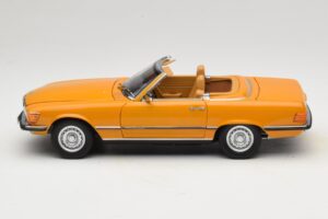 Mercedes 450 SL R107 Cayenne Orange Norev 1:18 183350 Metalas - nuotrauka 6 iš 10