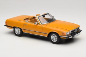 Mercedes 450 SL R107 Cayenne Orange Norev 1:18 183350 Metalas - nuotrauka 8 iš 10