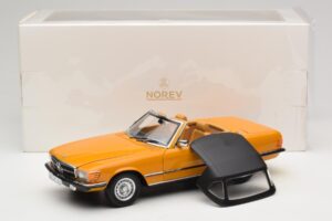Mercedes 450 SL R107 Cayenne Orange Norev 1:18 183350 Metalas - nuotrauka 10 iš 10