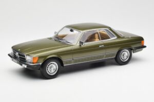 Mercedes 450 SLC R107 Žalias Metalinis KK-Scale 1:18 KKDC180792 Metalas